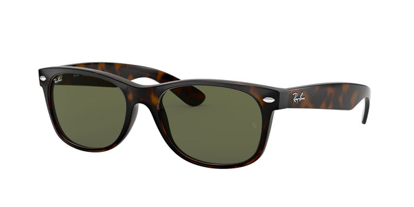 Ray-Ban New Wayfarer Non-Polarized Sunglasses - Havana/G-15 Green