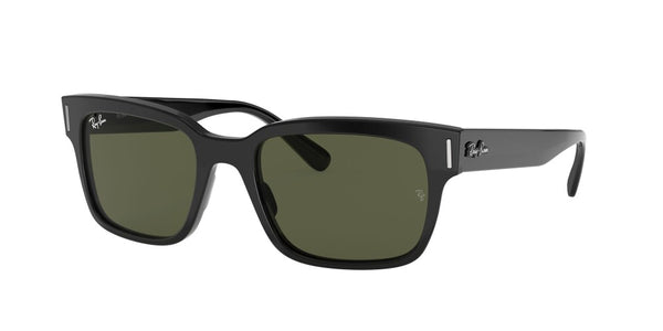 Ray-Ban Jeffrey Non-Polarized Sunglasses - Black/G-15 Green
