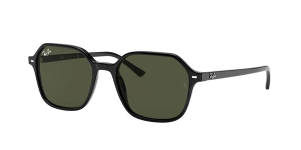 Ray-Ban John Non-Polarized Sunglasses - Black/G-15 Green