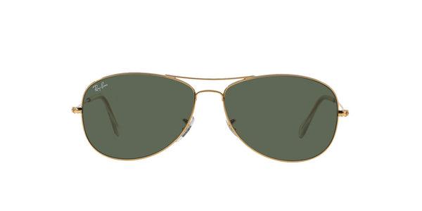 Ray-Ban Cockpit Aviator Non-Polarized Sunglasses - Arista/Green