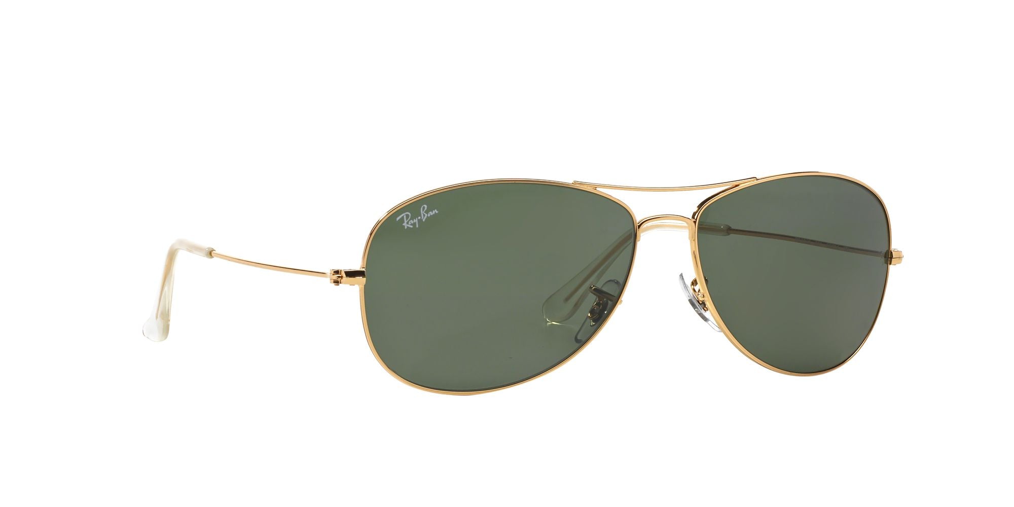 Ray-Ban Cockpit Aviator Non-Polarized Sunglasses - Arista/Green