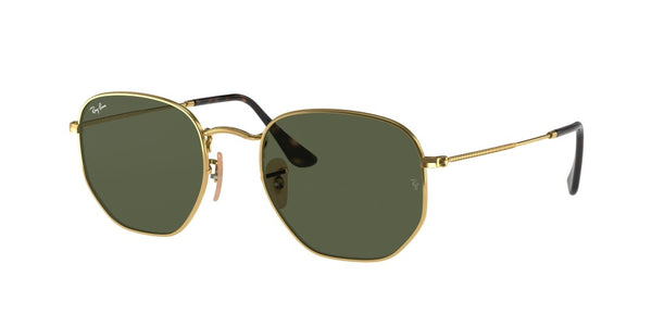 Ray-Ban Hexagonal Non-Polarized Sunglasses - Arista/G-15 Green