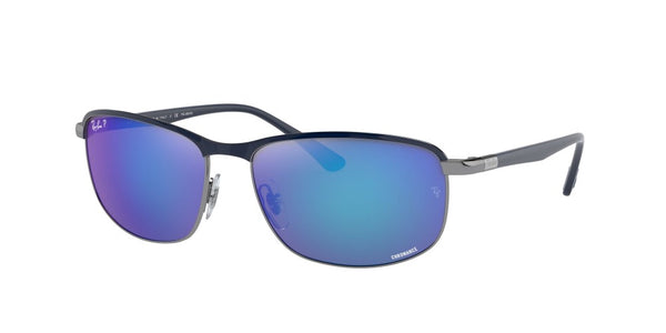 Ray-Ban RB3671CH Chromance Polarized Sunglasses - Blue/Polar Blue Mirror