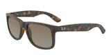 Ray-Ban Mens Justin Classic Polarized Sunglasses - Havana/Brown Gradient