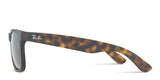 Ray-Ban Mens Justin Classic Polarized Sunglasses - Havana/Brown Gradient