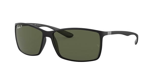 Ray-Ban Liteforce Polarized Sunglasses - Matte Black/Green