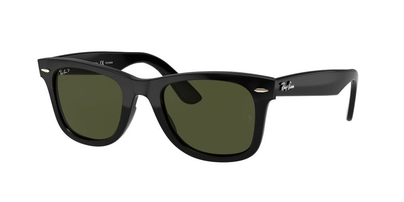 Ray-Ban Wayfarer Non-Polarized Sunglasses - Black/G-15 Green