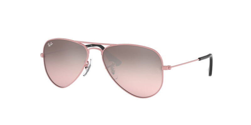 Ray-Ban Junior Aviator Non-Polarized Sunglasses - Pink/Pink Mirror Silver Gradient