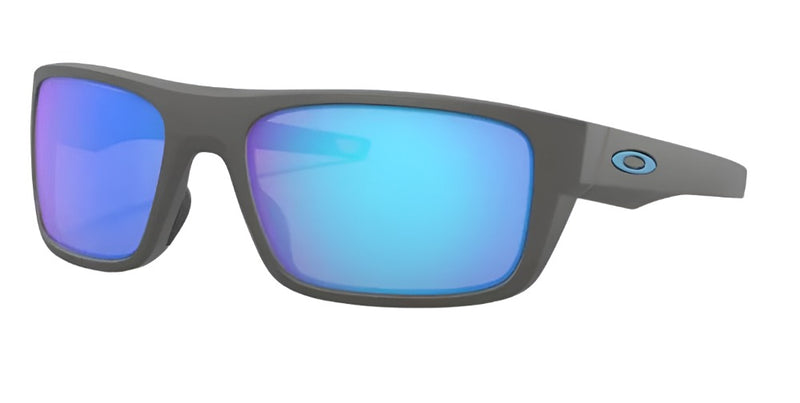 oakley polarized goggles Oakley Drop Point Matte Dark Gray Frame - Prizm Sapphire Lens
