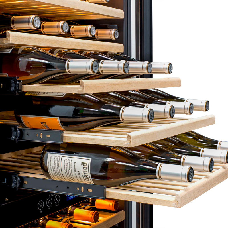 NewAir 116 Bottle Dual Zone Compressor Wine Cooler