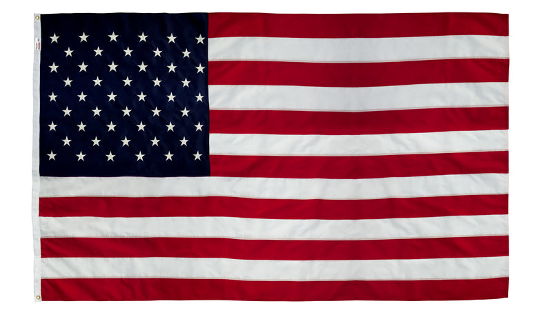 Valley Forge United States Nylon Flag - 5'x8'