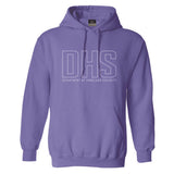 DHS Mens Comfort Fleece Hoodie Sweatshirt