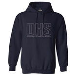 DHS Mens Comfort Fleece Hoodie Sweatshirt