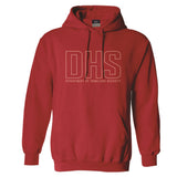 DHS Mens Comfort Fleece Hoodie Sweatshirt