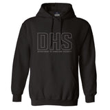 DHS Mens Comfort Fleece Hoodie Sweatshirt