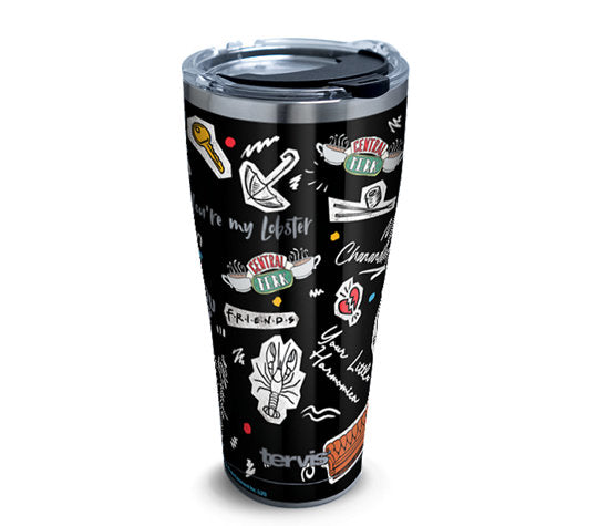 tervis Warner Brothers Friends Collage Stainless Steel Tumbler With Slider Lid - 30 Oz.