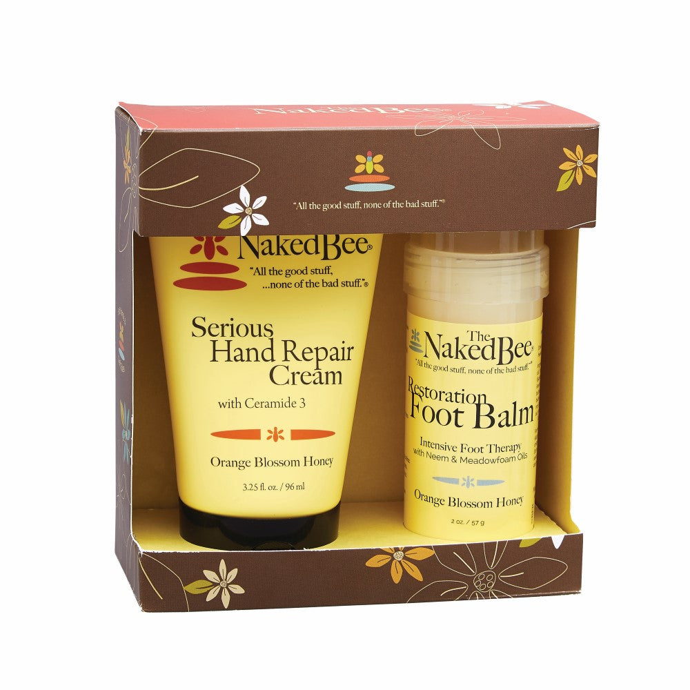 The Naked Bee Orange Blossom Honey Hand & Feet Repair Kit