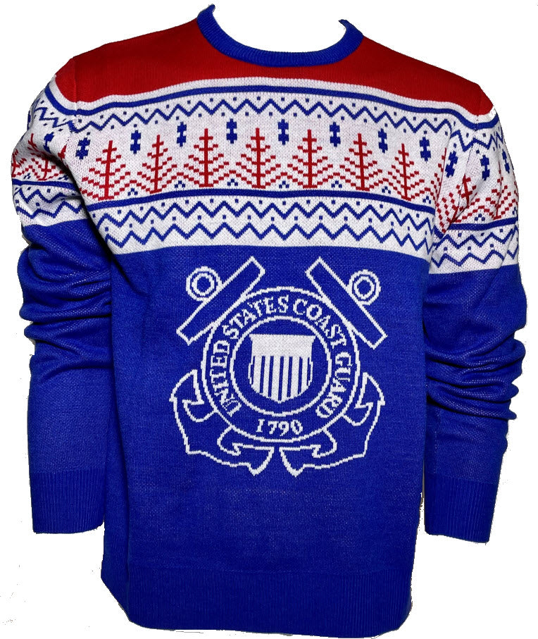 Coast Guard Ouray Sportswear Custom Sweater - Adult