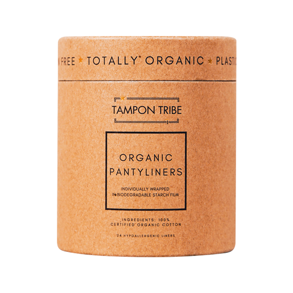 TAMPON TRIBE Organic Panty Liners - Ultra Thin - 24 Count