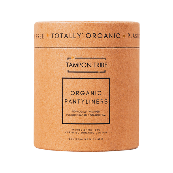 TAMPON TRIBE Organic Panty Liners - Ultra Thin - 24 Count