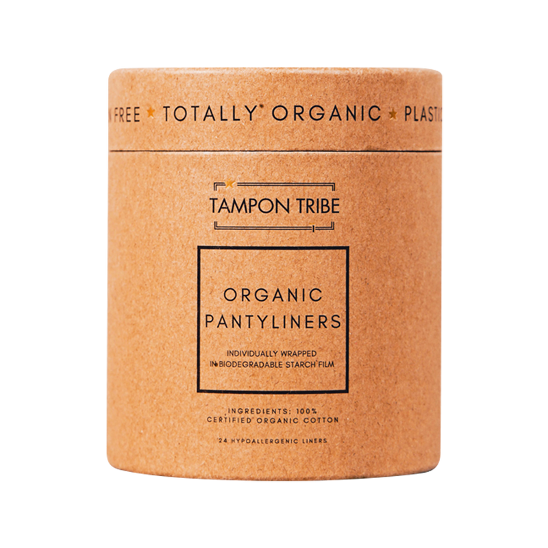 TAMPON TRIBE Organic Panty Liners - Ultra Thin - 24 Count