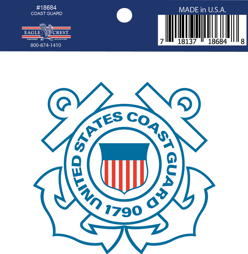 Coast Guard Eagle Crest USCG Decal