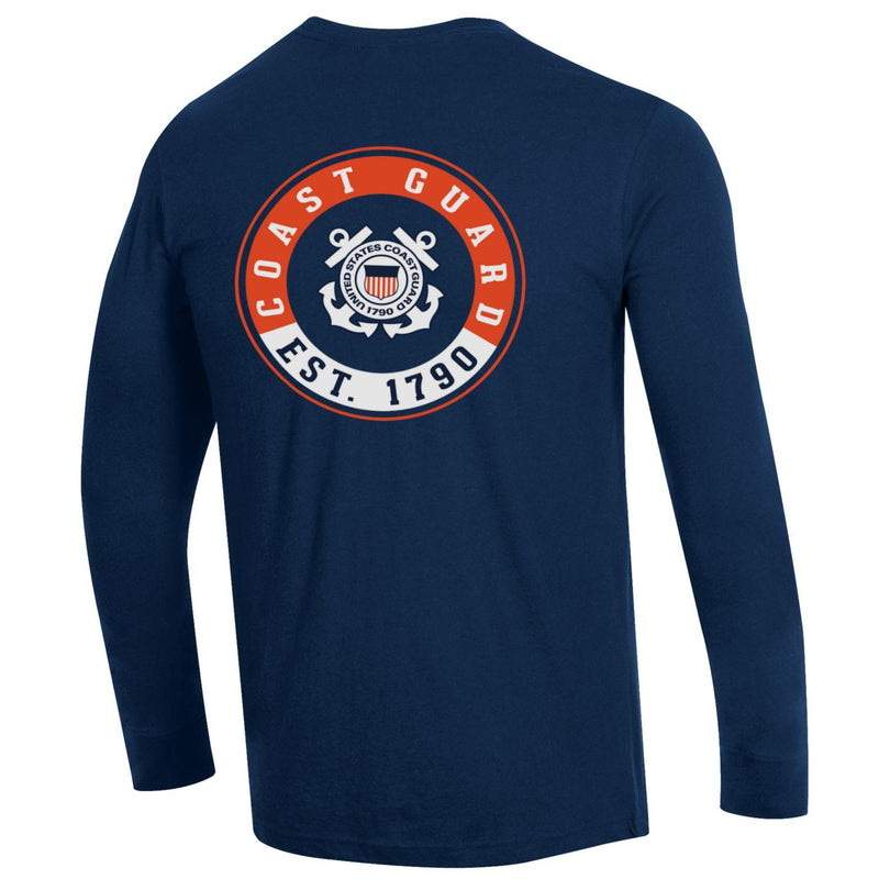 Coast Guard Champion Mens Long Sleeve T-Shirt