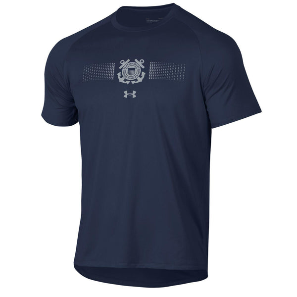 Coast Guard Under Armour Mens Tech Short Sleeve T-Shirt