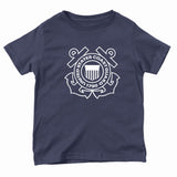 Coast Guard Toddler Emblem Short Sleeve T-Shirt