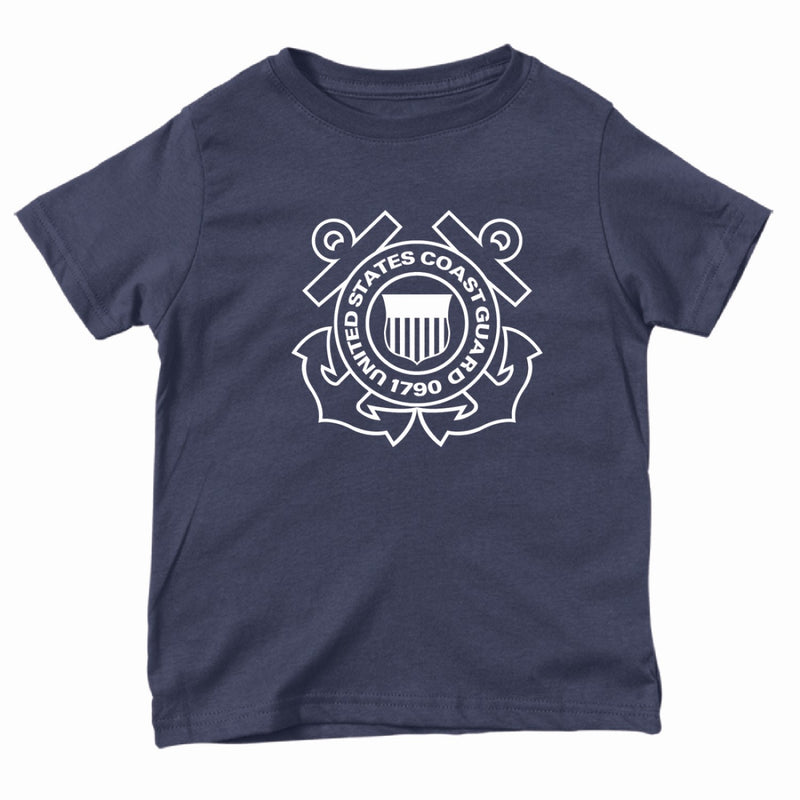 Coast Guard Toddler Emblem Short Sleeve T-Shirt