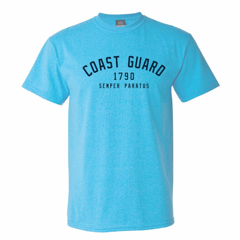 Coast Guard Mens Retro Heather Short Sleeve T-Shirt