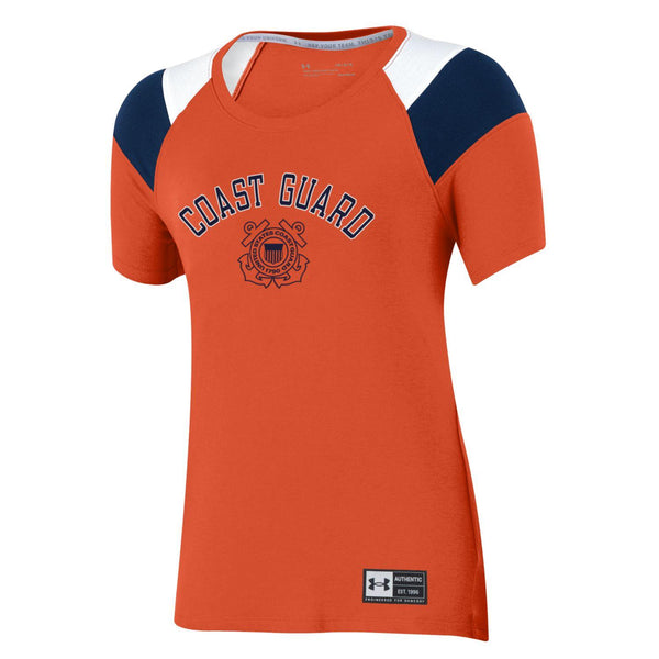 Coast Guard Under Armour Womens SP22 SMU Gameday Short Sleeve T-Shirt