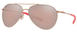 Costa Del Mar Piper Satin Rose Gold Frame - Copper Silver Mirror 580 Glass Lens - Polarized Sunglasses