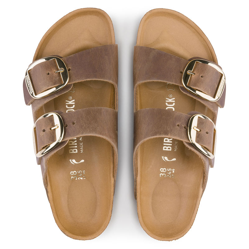 Birkenstock Womens Arizona Big Buckle Nubuck Leather Sandal – ShopCGX