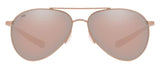 Costa Del Mar Piper Satin Rose Gold Frame - Copper Silver Mirror 580 Glass Lens - Polarized Sunglasses