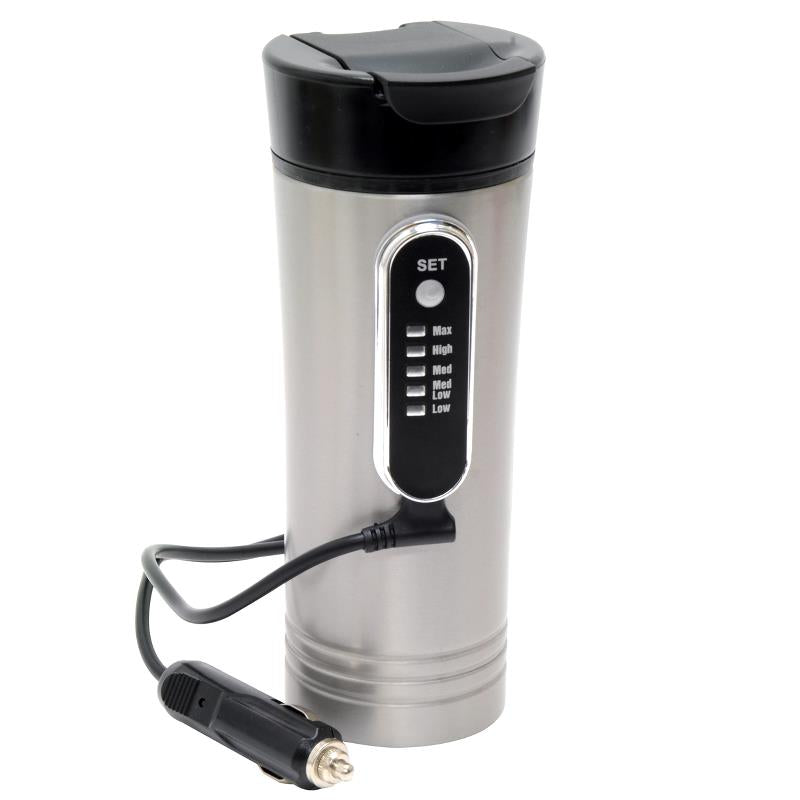 RoadPro 12-Volt 15oz. Premium Heated Travel Mug