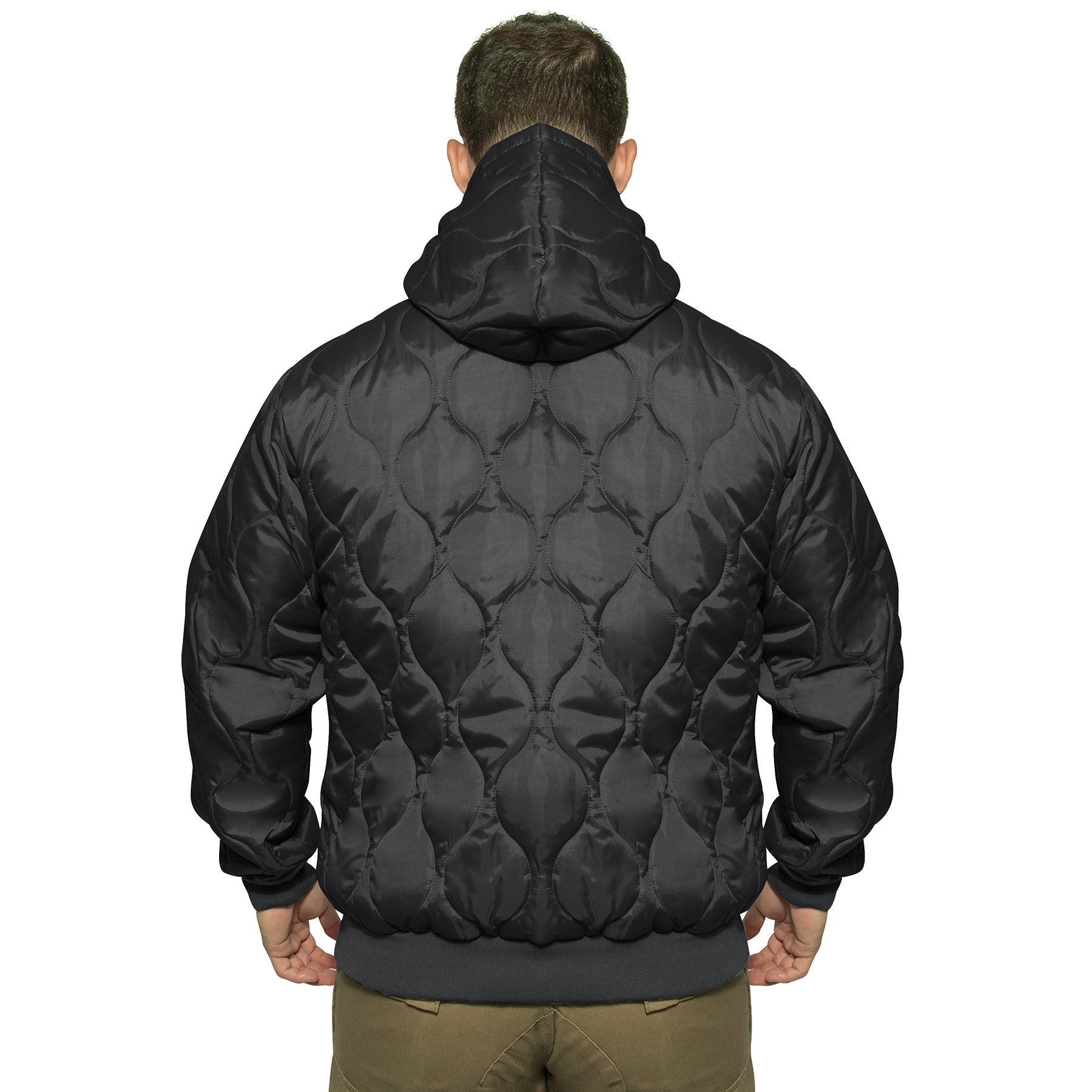 Rothco Mens Quilted Woobie Hooded Sweatshirt - Size 2XL