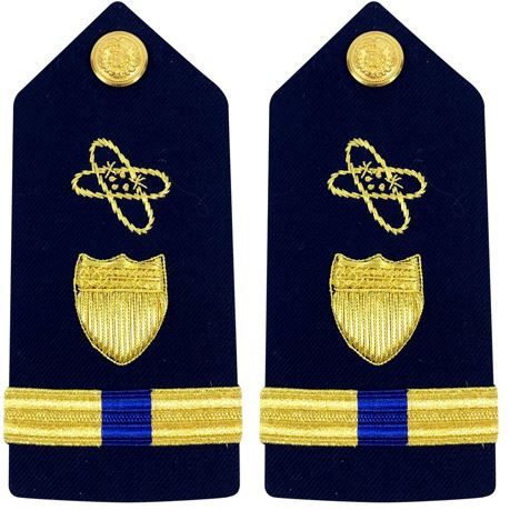 Vanguard Coast Guard Warrant Officer 3 Female Hard Shoulder Board: Electronics