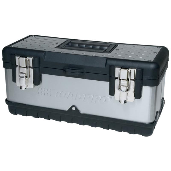 RoadPro 15 Stainless Steel Tool Box with Removable Tray