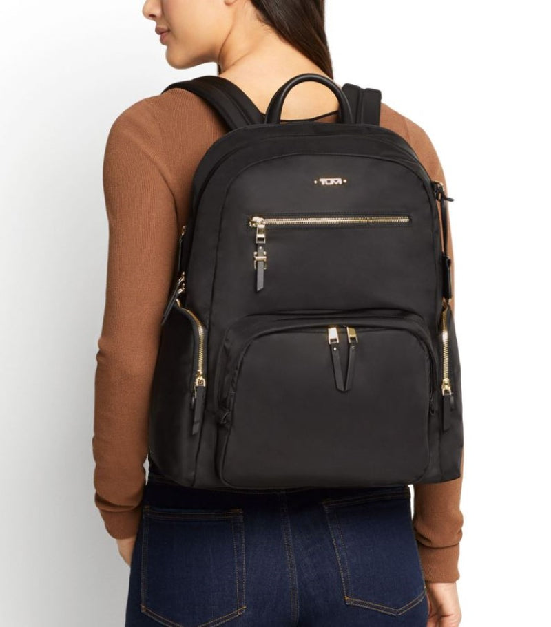 carson leather trim backpack Tumi | Voyageur leather. Carson Leather Backpack | Carson