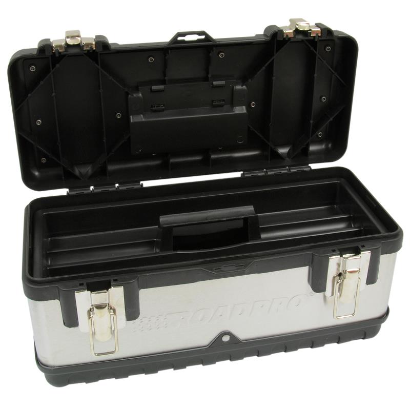 RoadPro 15 Stainless Steel Tool Box with Removable Tray