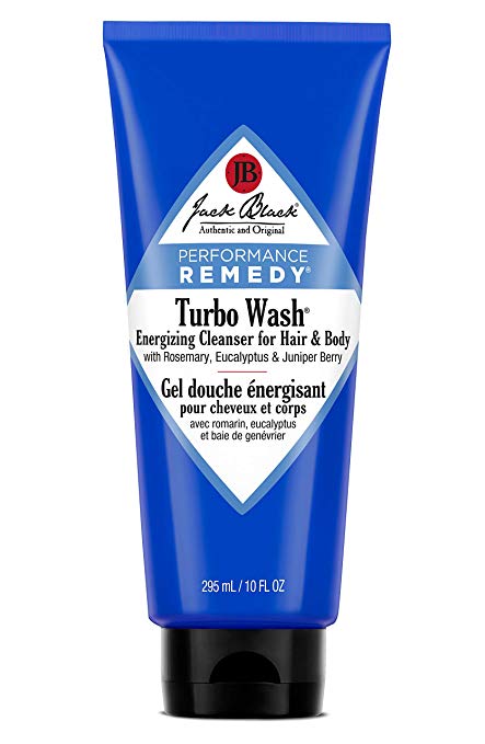 Jack Black Turbo Wash Energizing Cleanser - Rosemary, Eucalyptus & Juniper Berry - 10 oz.