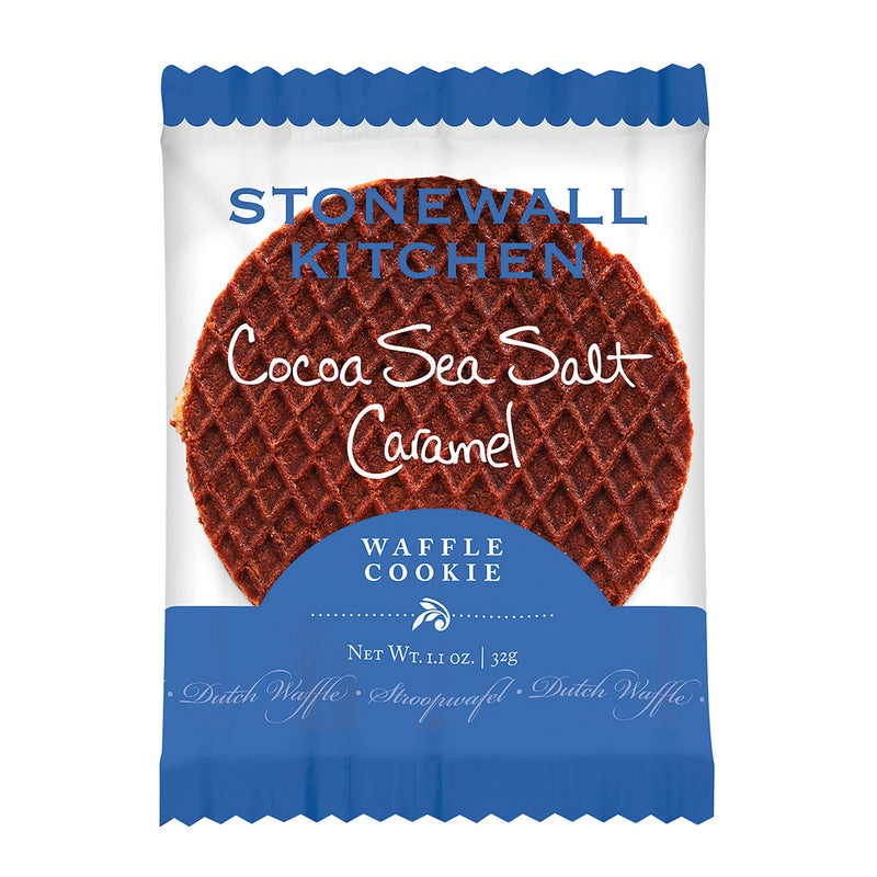 Stonewall Kitchen Cocoa Sea Salt Caramel Waffle Cookie