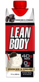 Labrada Lean Body Ready-To-Drink Protein Shake - Cookies and Cream - 17 oz.
