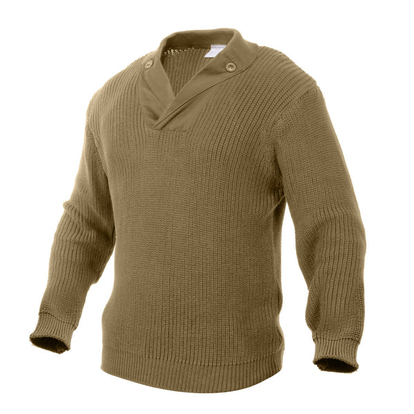 Rothco Mens WWII Vintage Mechanics Khaki Sweater