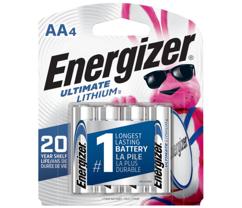 Energizer Ultimate Lithium AA Batteries - 4 Count