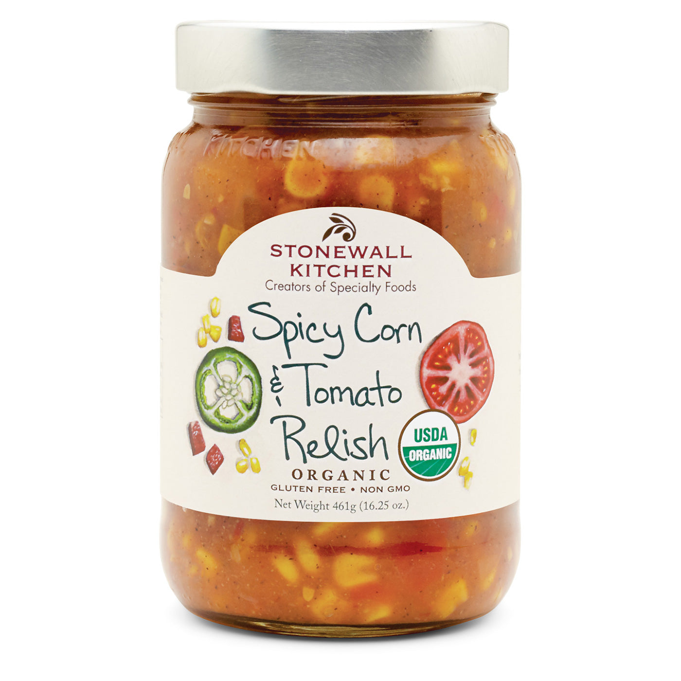 Stonewall Kitchen Spicy Corn and Tomato Relish (Organic)