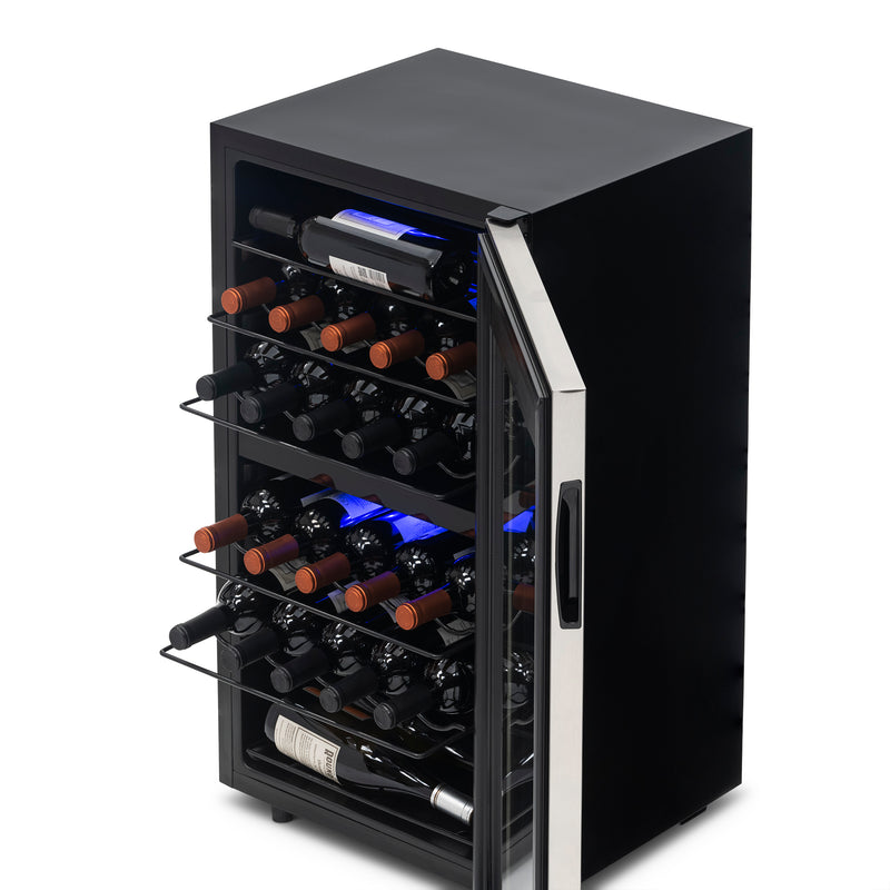 NewAir 28 Bottle Dual Zone Freestanding Wine Cooler
