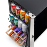 NewAir 48 Can, 9 Wine Bottle Dual Zone Compressor Wine Cooler