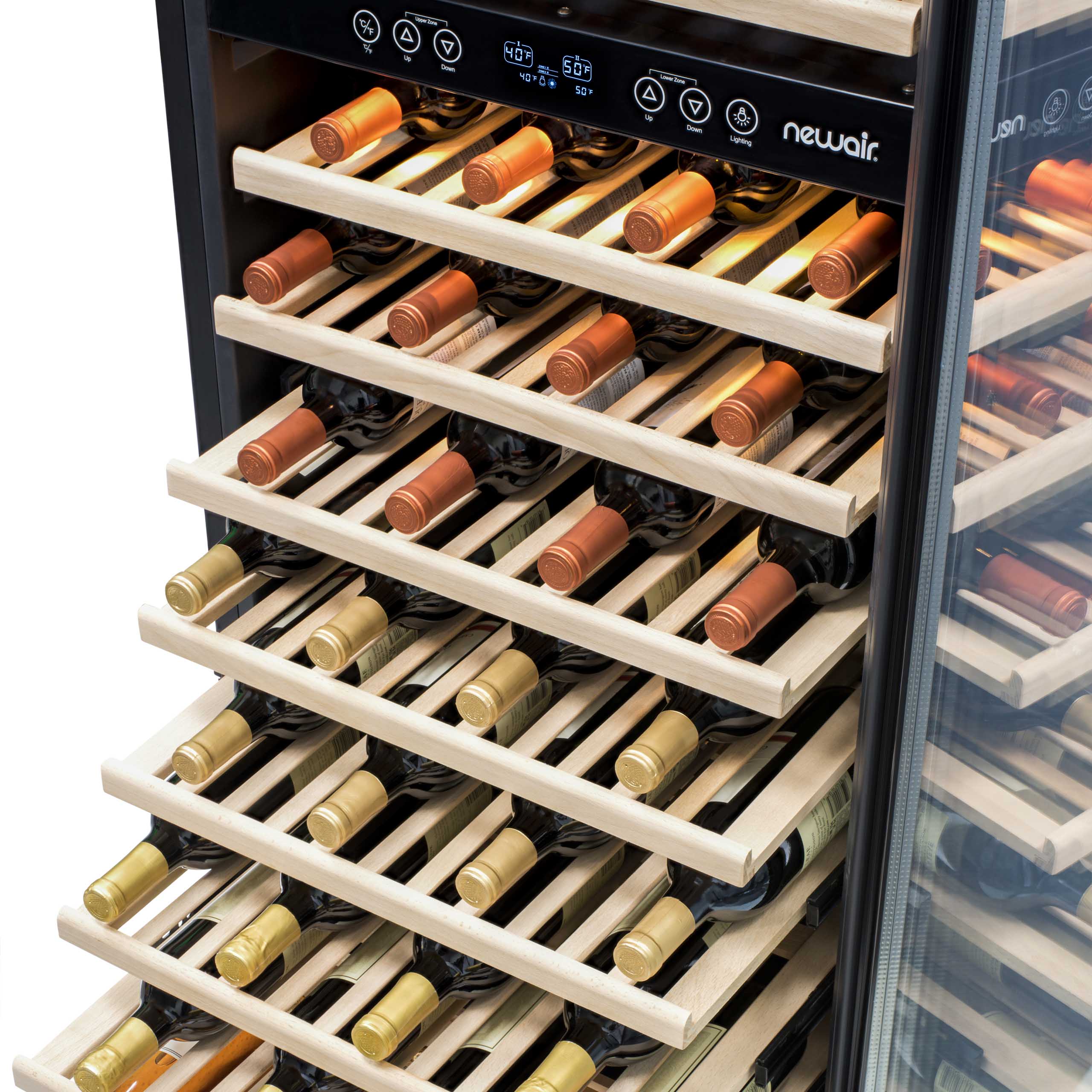 NewAir 160 Bottle Dual Zone Compressor Wine Cooler